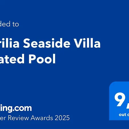 Avrilia Seaside Heated Pool ヴィラ Almirida